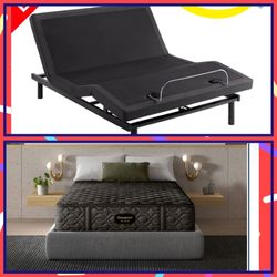 Serta adjustable base + matress