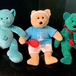 🧸 3 Adorable Teddy Bears / Stuffed Animals, ✨Vintage 1980 (brand new)