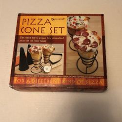 Pizza Cone Set New In Box 