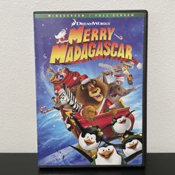 Merry Madagascar DVD Movie Christmas Holiday Dreamworks Animated 2009