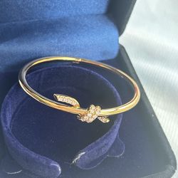 Tiffany & Co. Rose gold Vine Interwoven Diamond Bracelet