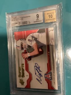 2012 SpX Nick Foles Super Scripts Auto Rc BGS 9, Auto 10