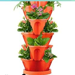 5 Plant Base Tower With Wheels 