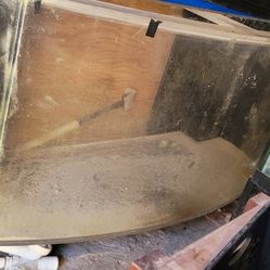 350g Bow Front Aquarium Custom Satnd.canopy