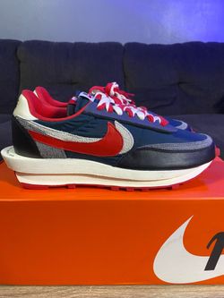Nike LD Waffle  Sacai Undercover Midnight Spruce / University Red -Size 10.5 Mens