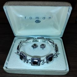 Roman Bracelet And Earrings 
