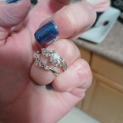 ******HOT DEAL**** 1.15 CARAT CERTIFIED MOISSANITE DIAMOND WEDDING SET