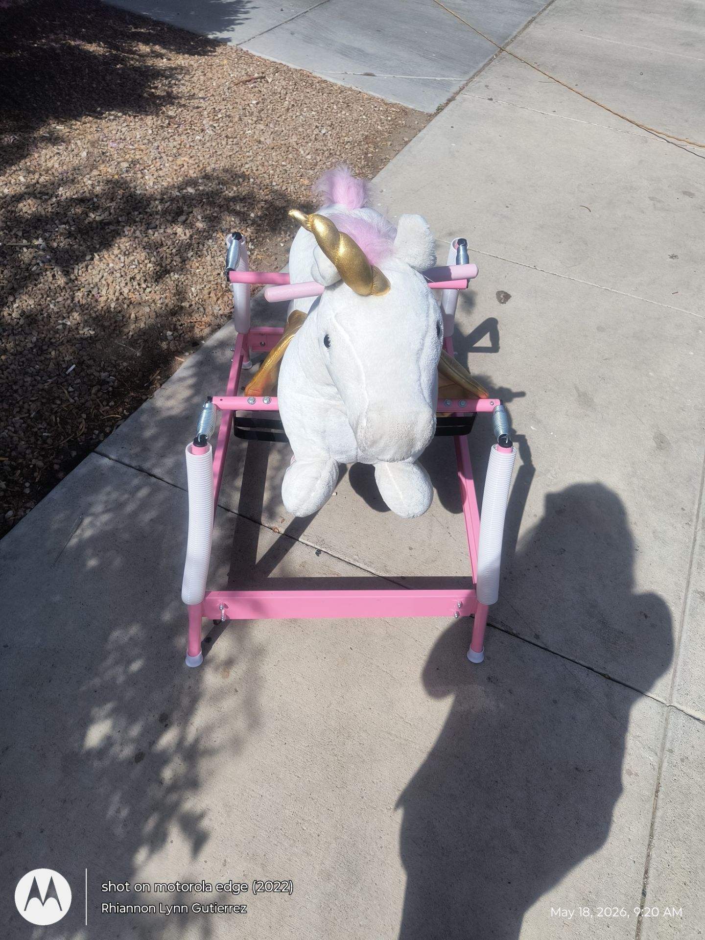 Rocking unicorn