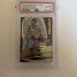 2019 Panini Revolution Jayson Tatum Vortex Fractal GEM💎 Mint