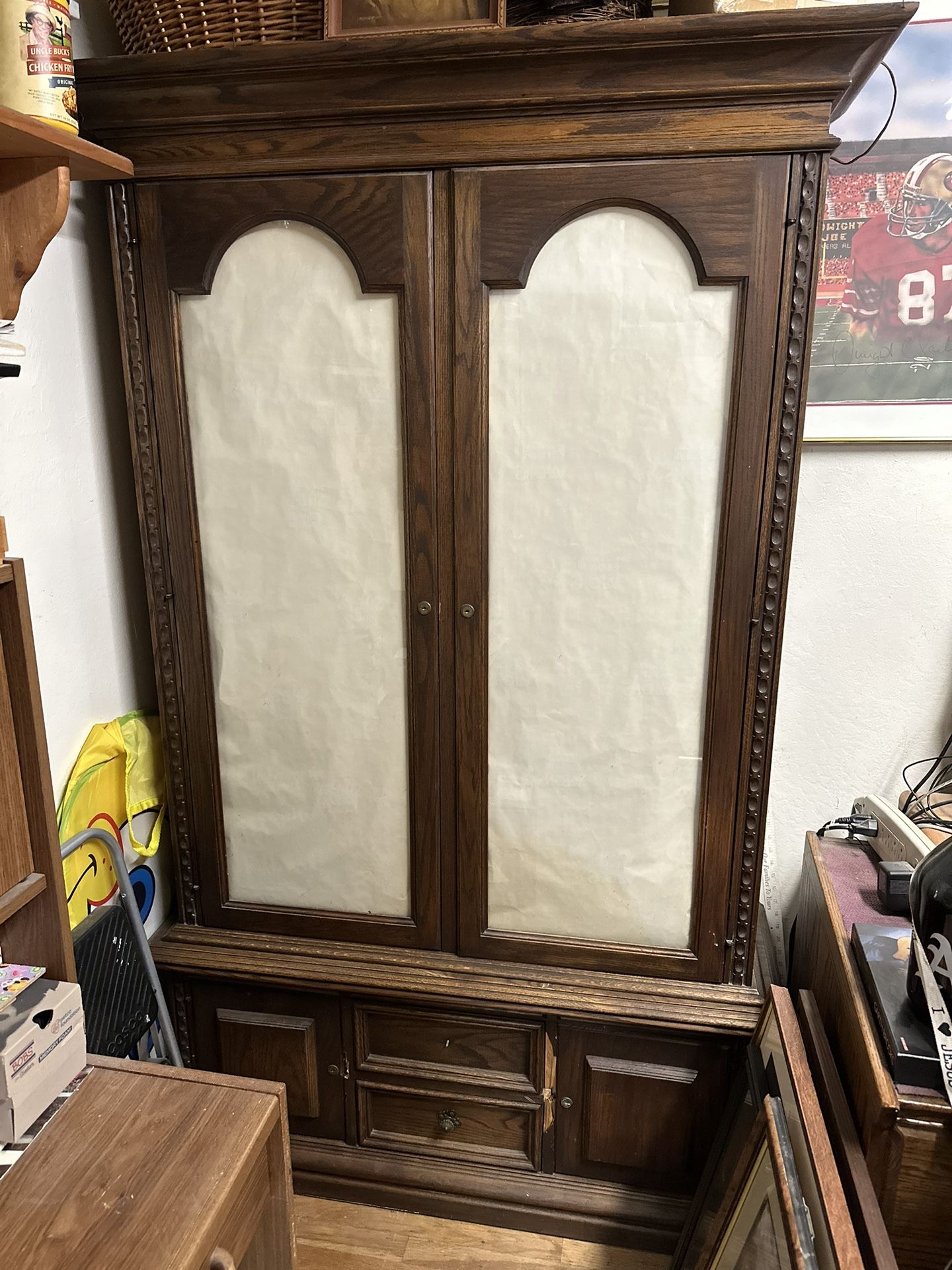Antique Vintage Gun Cabinet