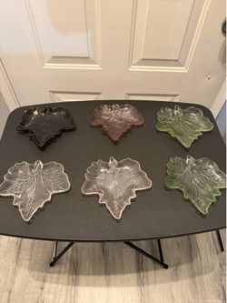 Glass Leaf Trays