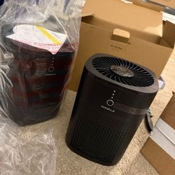 Air Purifiers for Bedroom, Air Purifiers for Home Bedroom, Quiet Air Cleaner with 24dB Sleep Mode, True HEPA Filter for Pet, Black   New / sealed pack