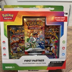 Pokémon First Partner Illustration Collection Series 1 - Sealed