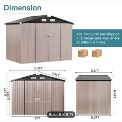 8 X 6 Storage Shed