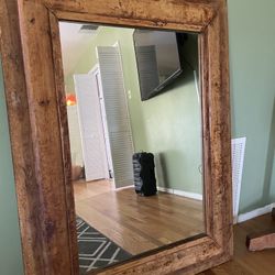 Solid Wood Mirror