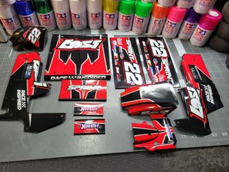 Losi 22S Sprint Car Wing and Body panels