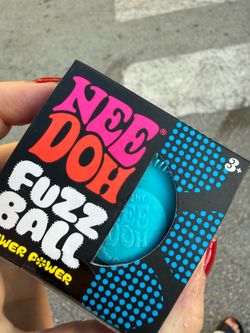 Authentic NeeDoh fuzz ball in blue