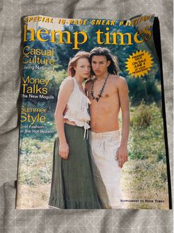 Vintage Hemp Times Magazine Premiere Issue Supplement to High Times