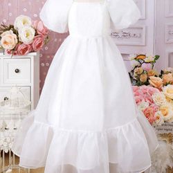 Size 9 Girls White Dress
