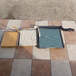 3 Paper Trimmers , Solid Wood Built 