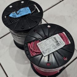 500 Feet #10 ($70.00 Each) Electrical Wires Red Black