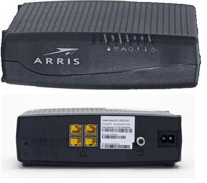 Arris Touchstone DG860A Cable Modem DOCSIS 3.0 compliant, High Speed Data Gateway - Wireless - SPECTRUM compatible