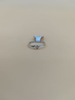 James Avery Dog Paw Silver Ring