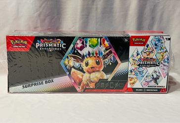 Prismatic Evolutions Surprise Box + Booster Bundle