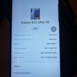 Samsung Galaxy S25 Ultra 512G