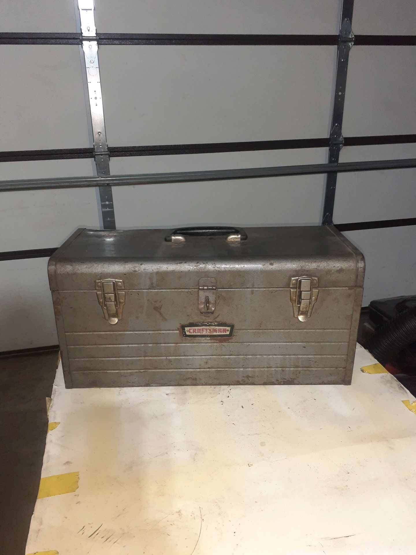 Craftsman metal tool box, old fashion
