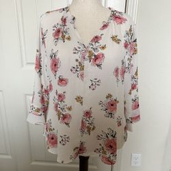 Maurices Floral Blouse - XL