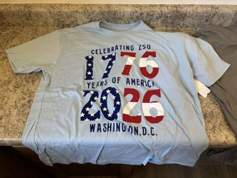 Official America 250 Year Anniversary XL Shirts - 1 from US Capitol Visitors Shop - Brand New Unworn