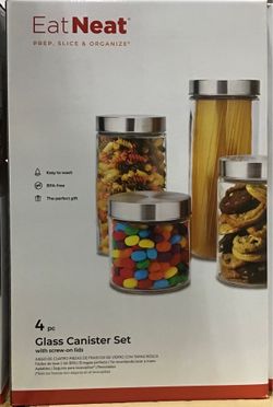 Glass Container Set 4pc