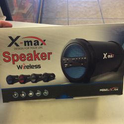 X-Max Outdoor wireless Speaker NEW in the box never opened Great Christmas Present