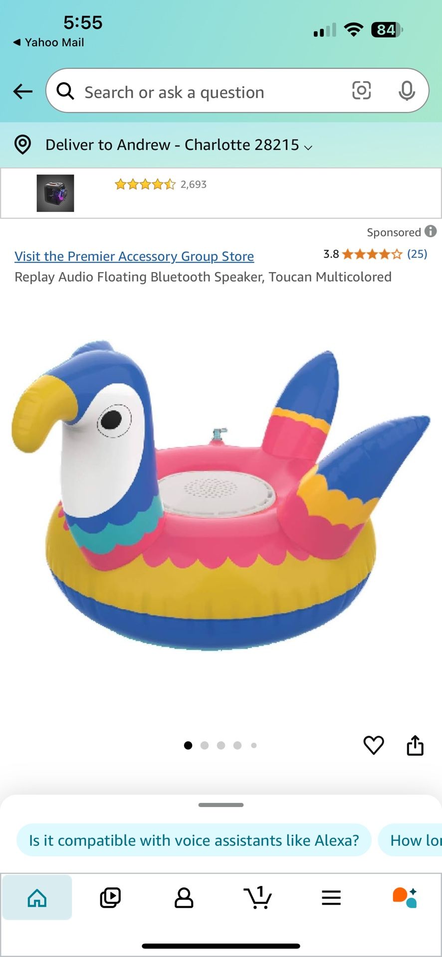 Audio Floating Bluetooth Speaker,