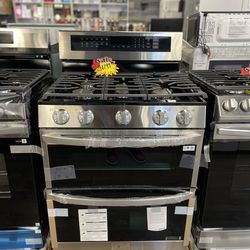 LG Gas Double Oven Stove (Take It Home In Payments/Llevalo A Casa En Pagos) Read Description