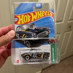 Hot Wheels 2025 J Case SuperTreasure Hunt '62 Corvette GasserW/ protector