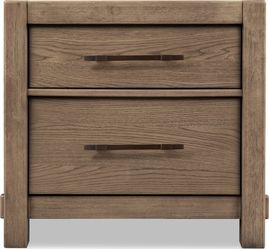 Roycroft Harvest Wood 2 Drawer Nightstand