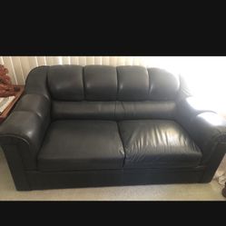 leather couch 2 pcs