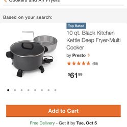 Very Good Condition 10qrt Fryer