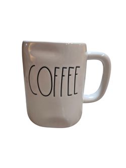 Rae Dunn White Coffee Mug