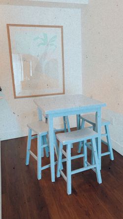 Wood Dinning set