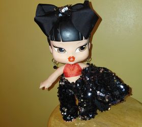 NEW HANDMADE 3PC SEQUIN OUTFIT DESIGNED FOR BRATZ BIG BABYZ DOLL 12"