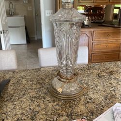 Vintage Cut Crystal Lamp