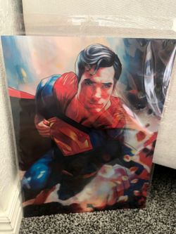 Superman 3D Changing Holographic Poster