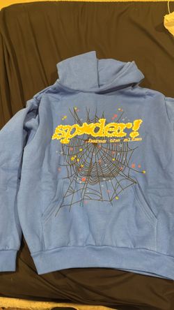 Blue sp5der hoodie