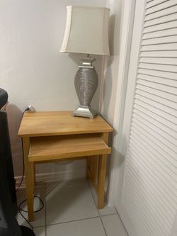 Compact Desk (26” W X 20” D, solid wood)