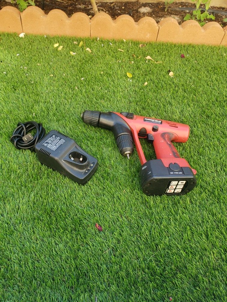 Mansfield Dual Drill w Charger Model 11-707 18V