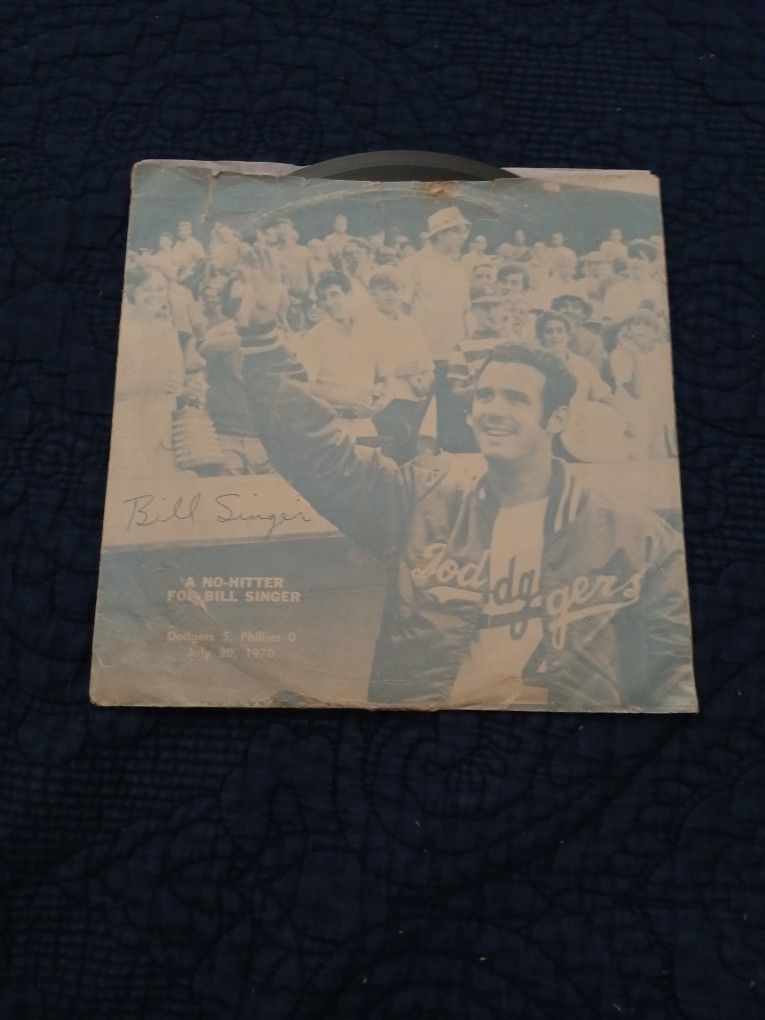 Rare DODGERS BROADCAST RECORD 1970