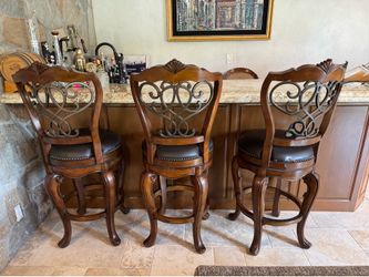 Custom Real Wood Bar Stools Designer